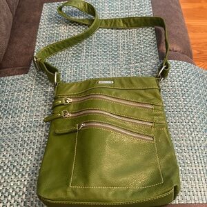 Franco Sarto Faux Leather Crossbody Bag  & umbrella